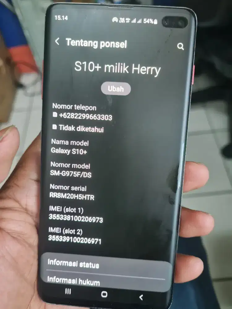 Samsung S10 plus 8/128 batangan
