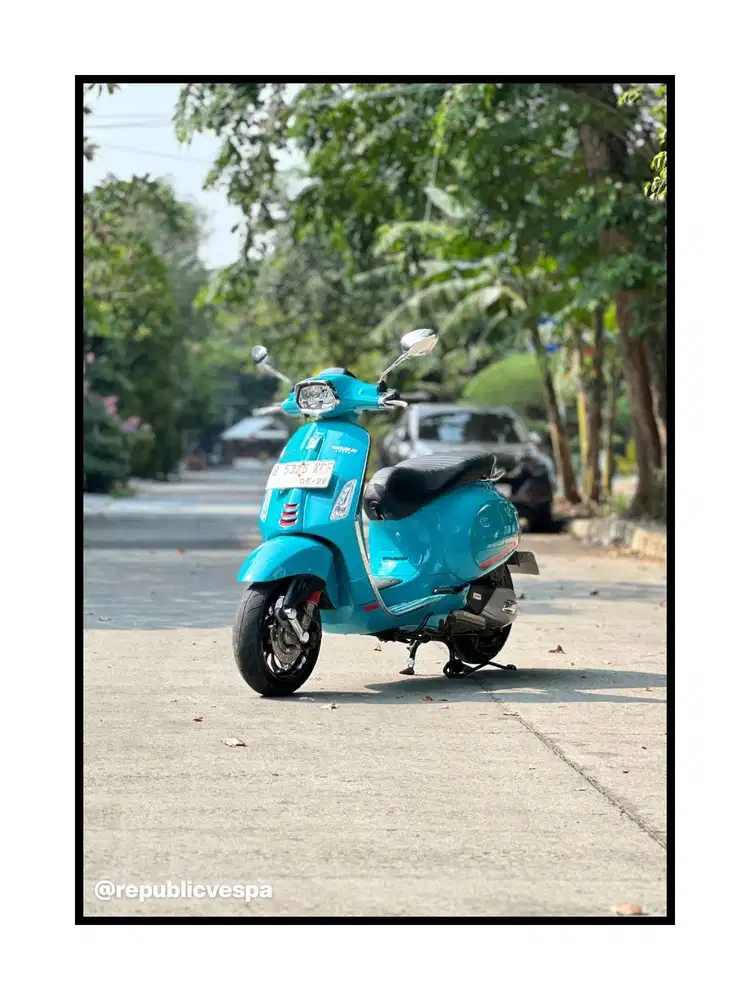TERMURAH PIAGGIO VESPA SPRINT S150 IGET FACELIFT TH 2023 BLUE AUDACE