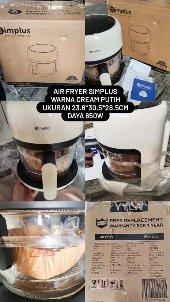 Air fryer merk simplus