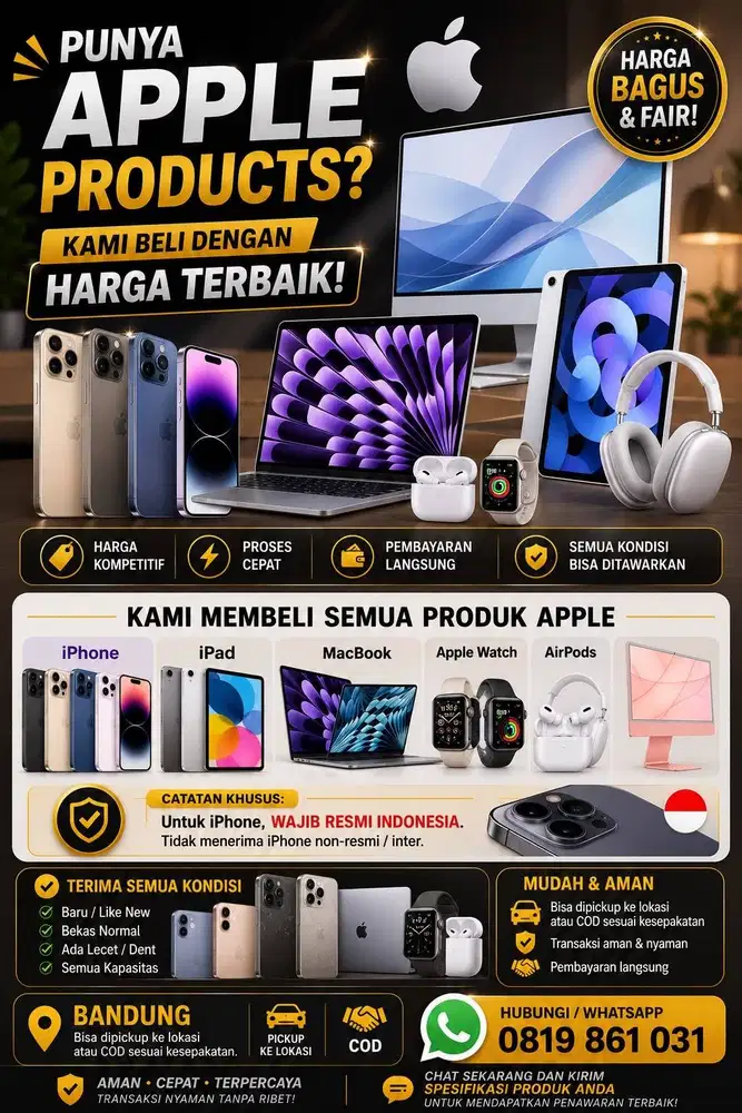 Dibeli Produk Apple harga terbaik