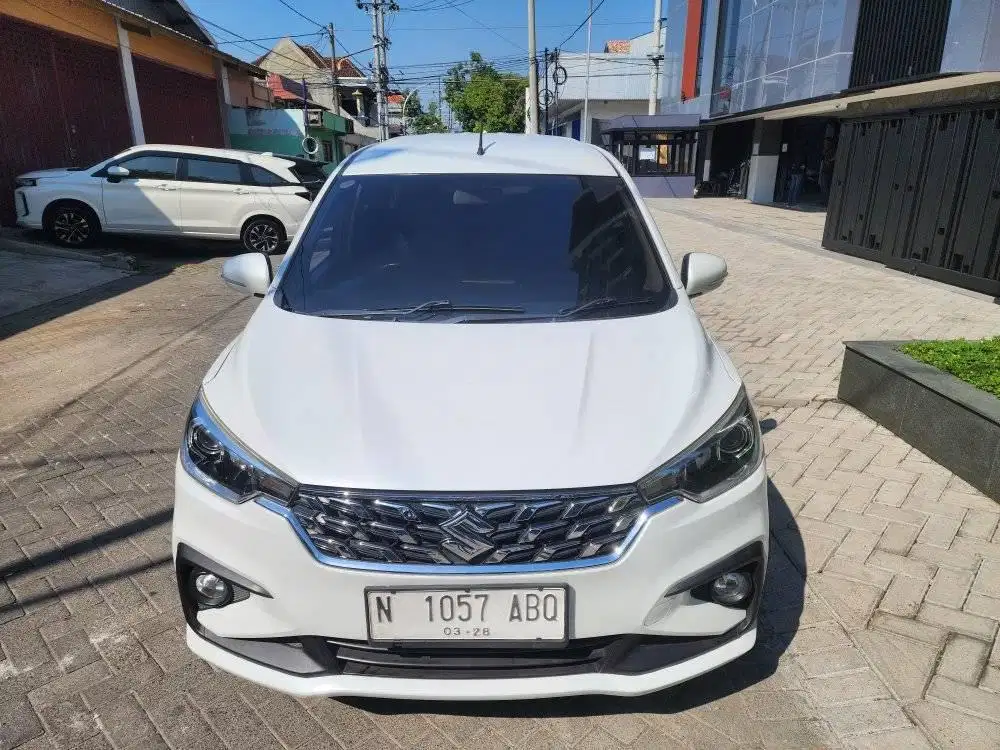 SUZUKI NEW ERTIGA GX HYBRID MATIC 2021 PUTIH SURABAYA