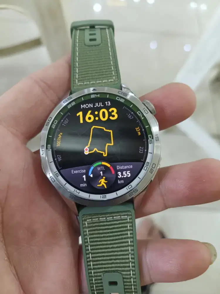 Second Huawei Watch GT 4 46mm Mulus Istimewa batang resmi no minus !!