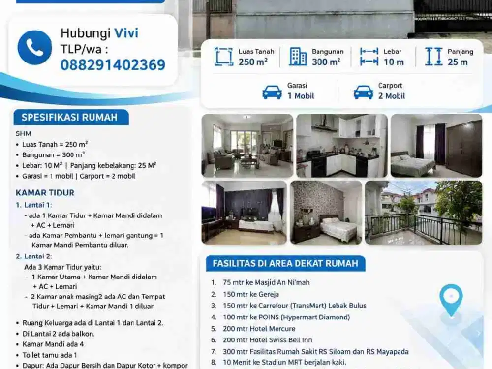 01 
DIJUAL RUMAH TINGGAL RUMAH KONDISI BARU DICAT  BERSIH – RAPI LEBAK LESTARI INDAH LEBAK BULUS JAKARTA SELATAN
