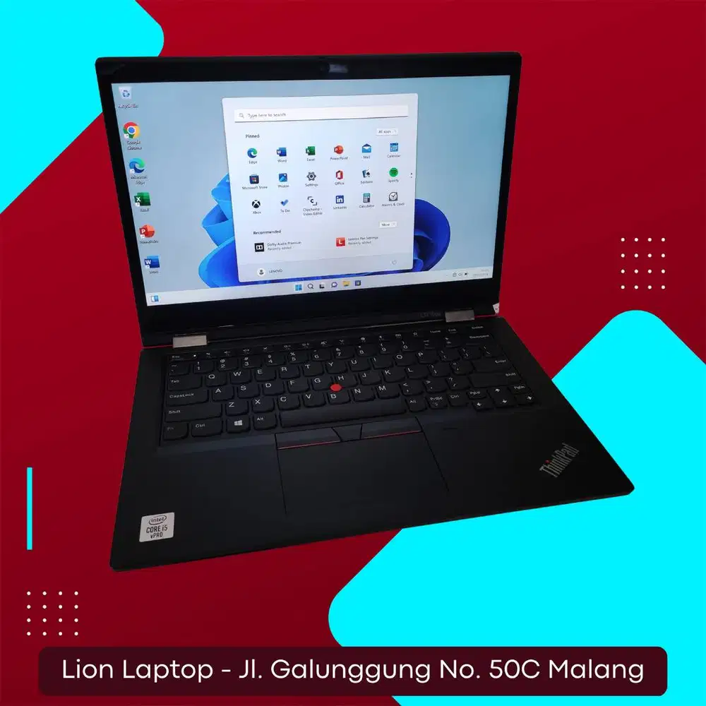 RAM 16GB Core i5 Gen10 Flip 360° SSD 256GB Lenovo Thinkpad YOGA L13 [1