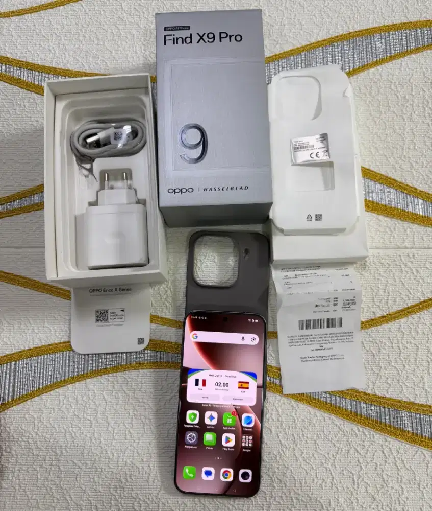 Oppo Find X9 Pro 16/512GB Garansi April 2028 Fullset Mulus Sehat Resmi