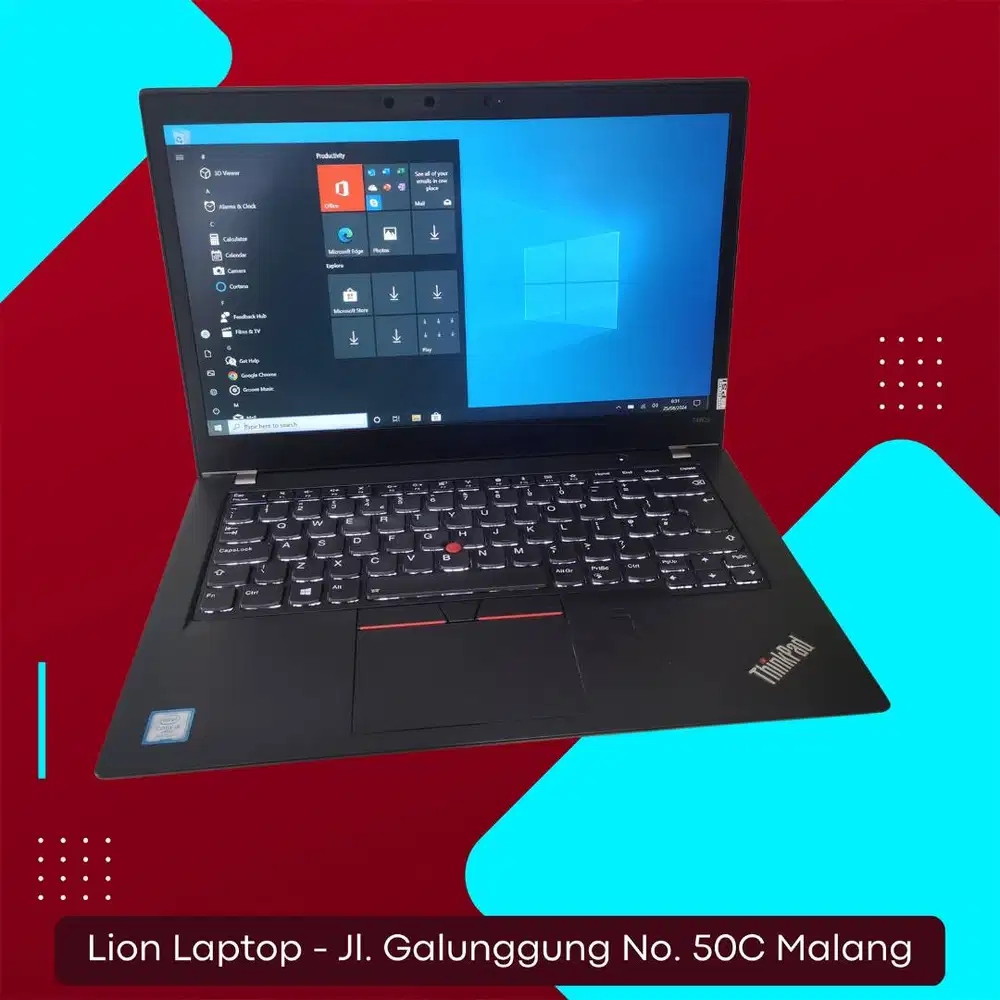 RAM 8GB Core i5 gen 8 Lenovo Thinkpad T480s SLIM [13|07]