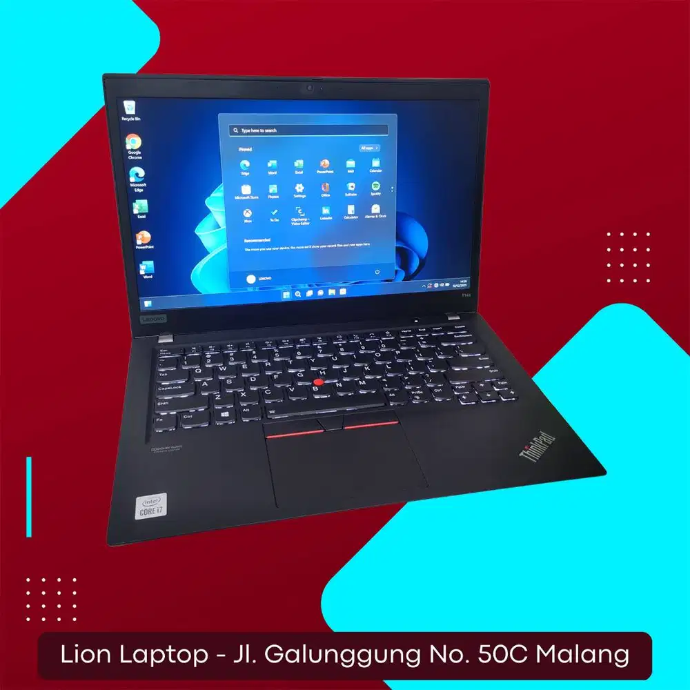 RAM 16GB Core i7 Gen 10 Slim SSD 256GB Lenovo Thinkpad T14S [13|07]