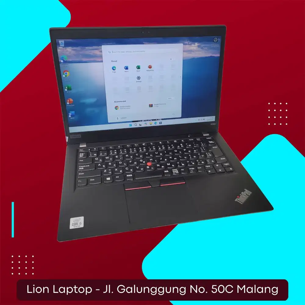 i5 GEN 10 Murah RAM 8GB Lenovo Thinkpad X390 [13|07]