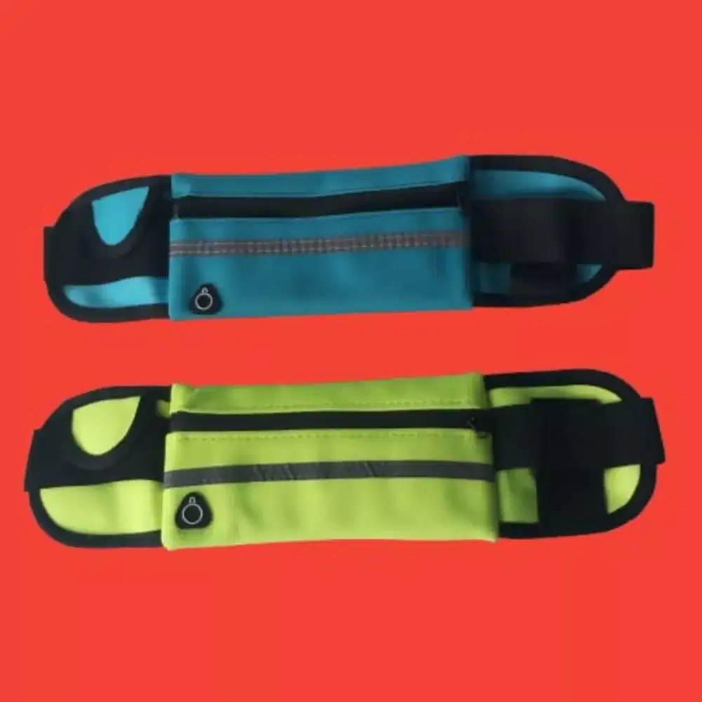 Tas Pinggang Elastis Dompet Tipis OlahRaga Gowes Running Belt Joging