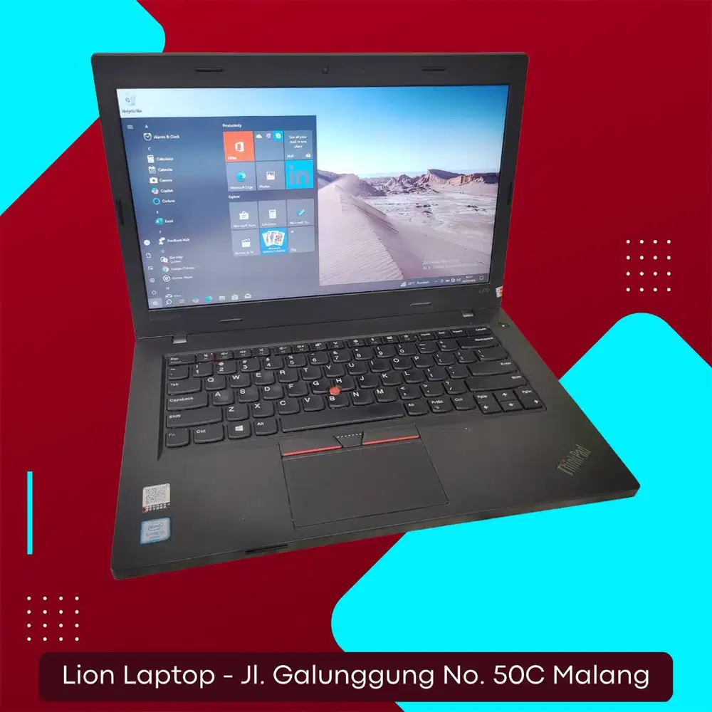 Double VGA Core i5 RAM 8 SSD Lenovo Thinkpad L470 [13|07]