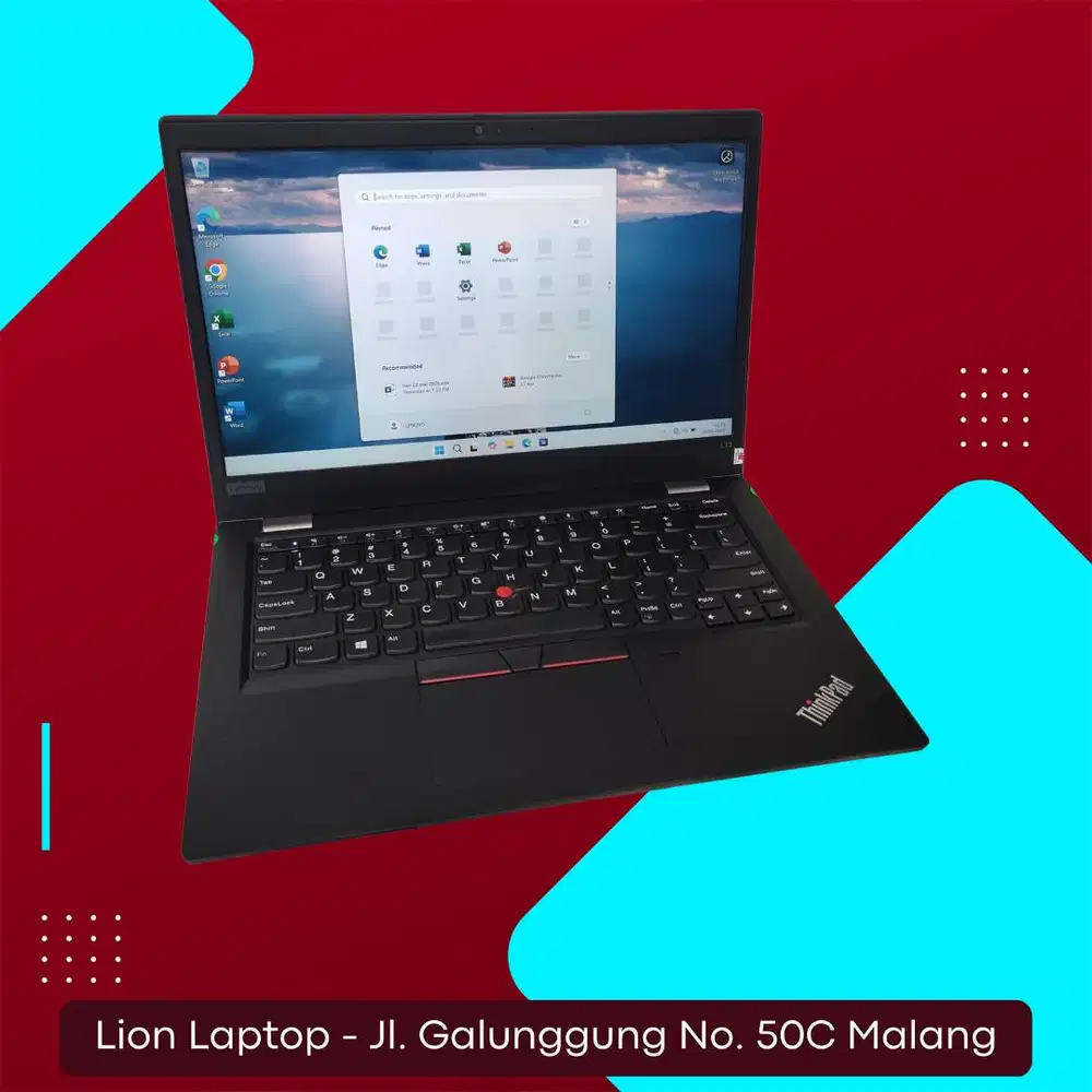 i5 Gen 10 Slim RAM 8GB SSD 256GB Lenovo Thinkpad L13 [13|07]