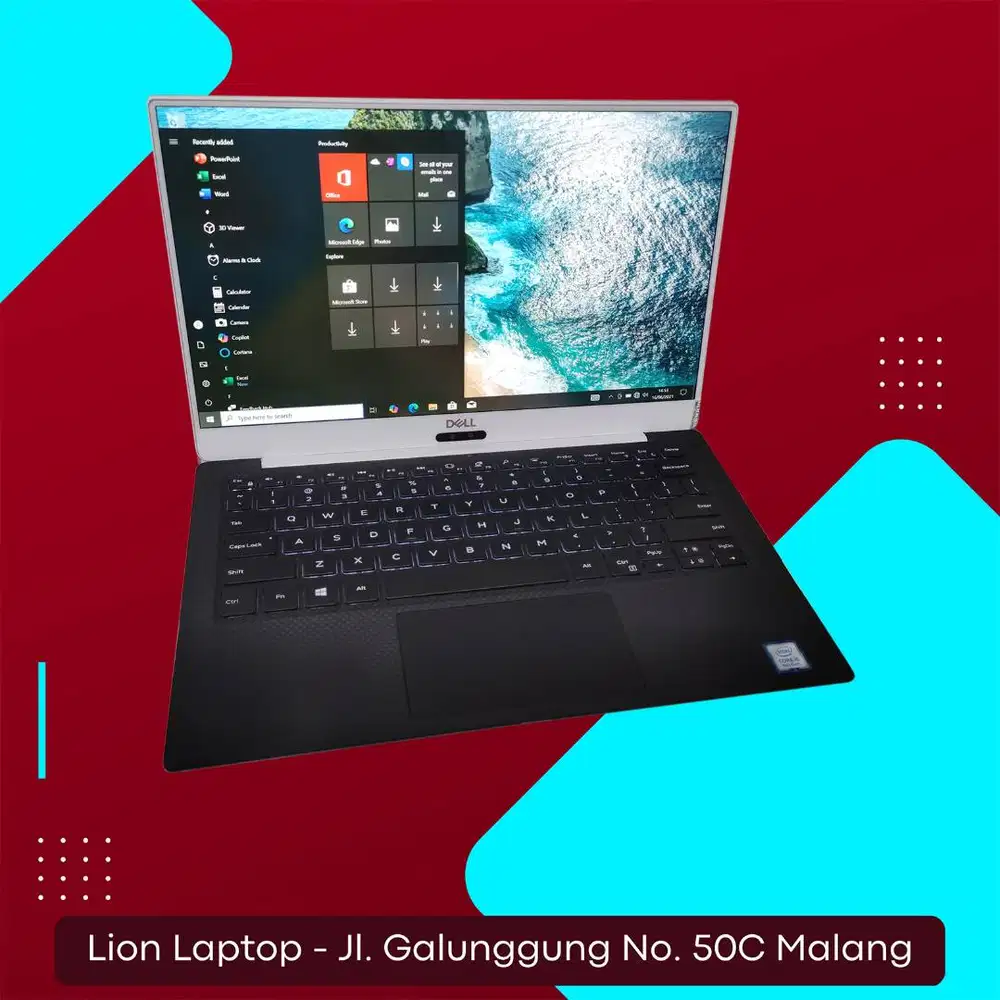 Slim & Ringan Core i5 RAM 8 SSD 256 DELL XPS 13 9370 [13|07]