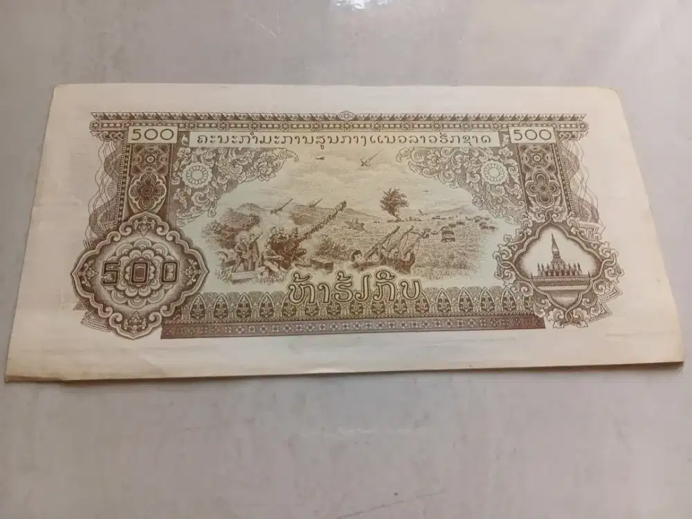 Jual uang kertas kuno republik Laos tahun 1979