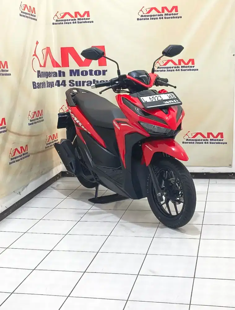 Ready Honda Vario 125 cbs Tahun 2021 merah glossy