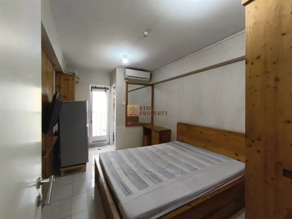 Studio Green Bay Pluit Furnished Desain Scandinavian Minimalis Dekat Baywalk Mall