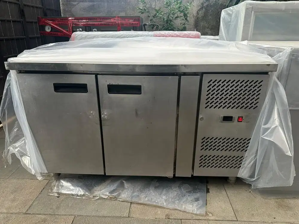 Meja Chiller Stainless 2 Pintu Under Counter Commercial