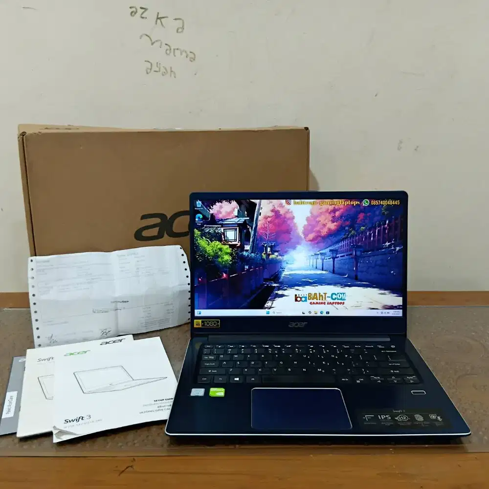 ACER SWIFT SF314-54G CORE I7-8550U NVIDIA MX150 8GB 128GB 1tNǰ̣ù