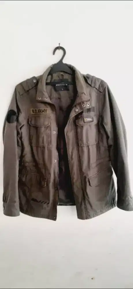 Jaket parka army buckaroo size L original no eiger