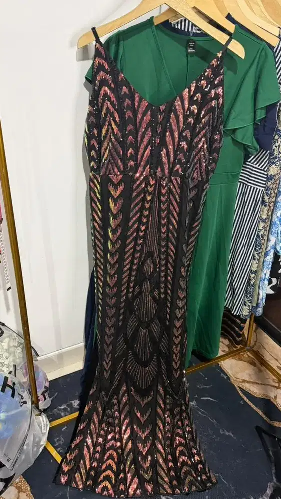 Long dress import bigsize mrek SHEIN LD 120-130