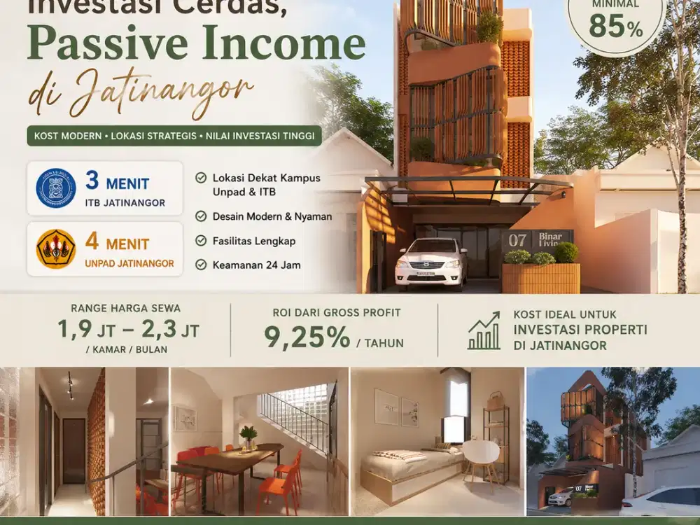 Jangan Sampai Kehabisan! Kost Exclusive 8 Kamar Dekat Kampus