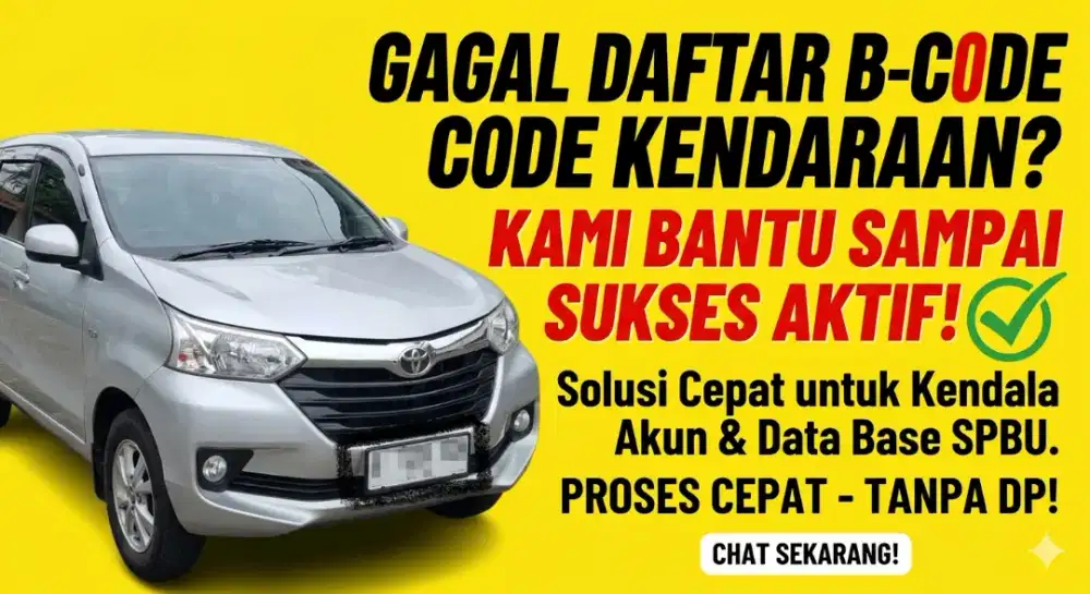 Solusi Akun Kendaraan & B-Code Pengisian SPBU Sampai Aktif