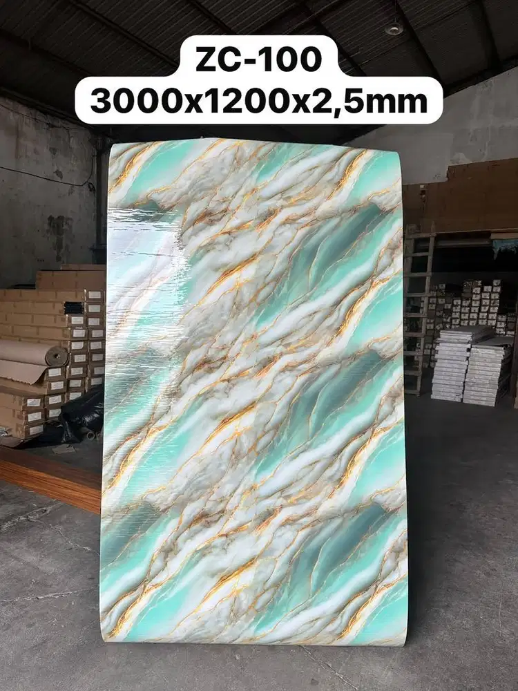 Wallpaper Dinding Vinyl Marble Foam Roll Sticker 120 x 300 cm