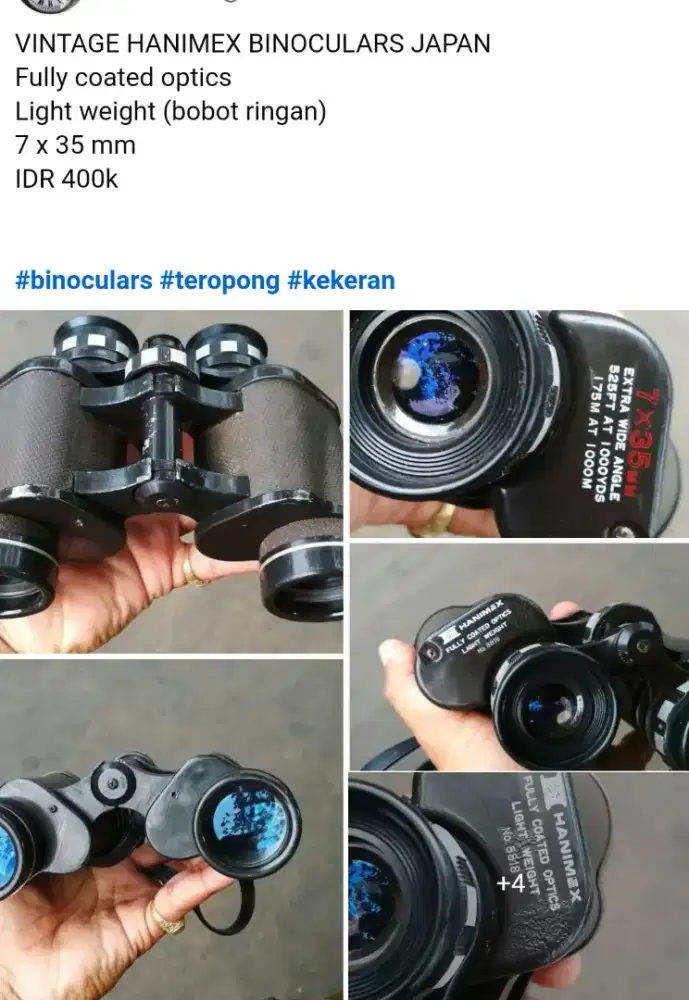 Teropong binoculars japan
