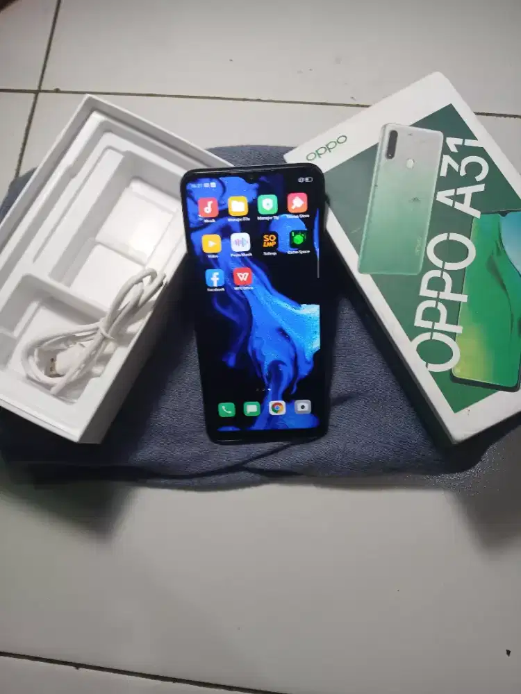 Hp Oppo A31 Ram8/256 kelengkapan full set