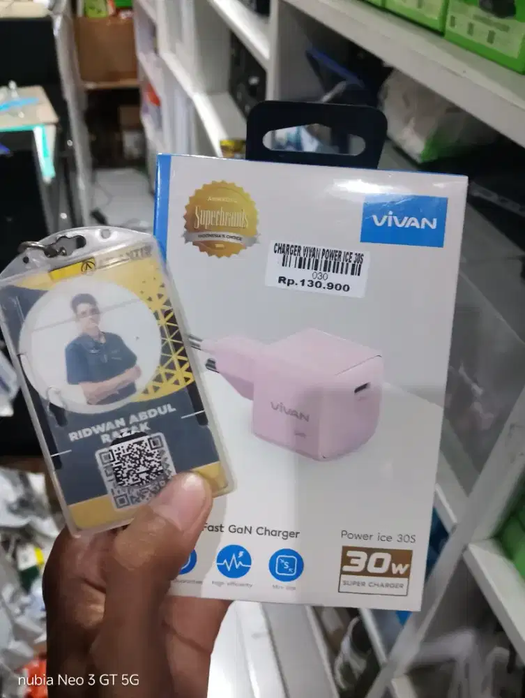 CHARGER VIVAN POWER ICE 30S | ATLANTIS DAHSYAT