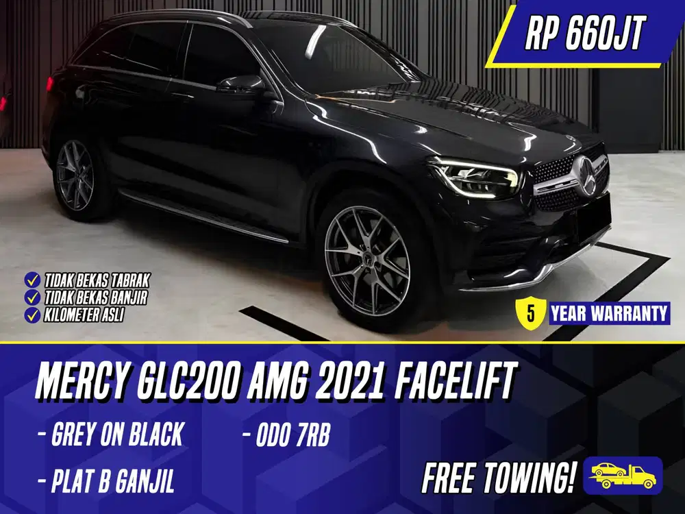 Mercedes Benz GLC200 AMG 2021 NIK 2020 Facelift Grey Black Abu Mercy