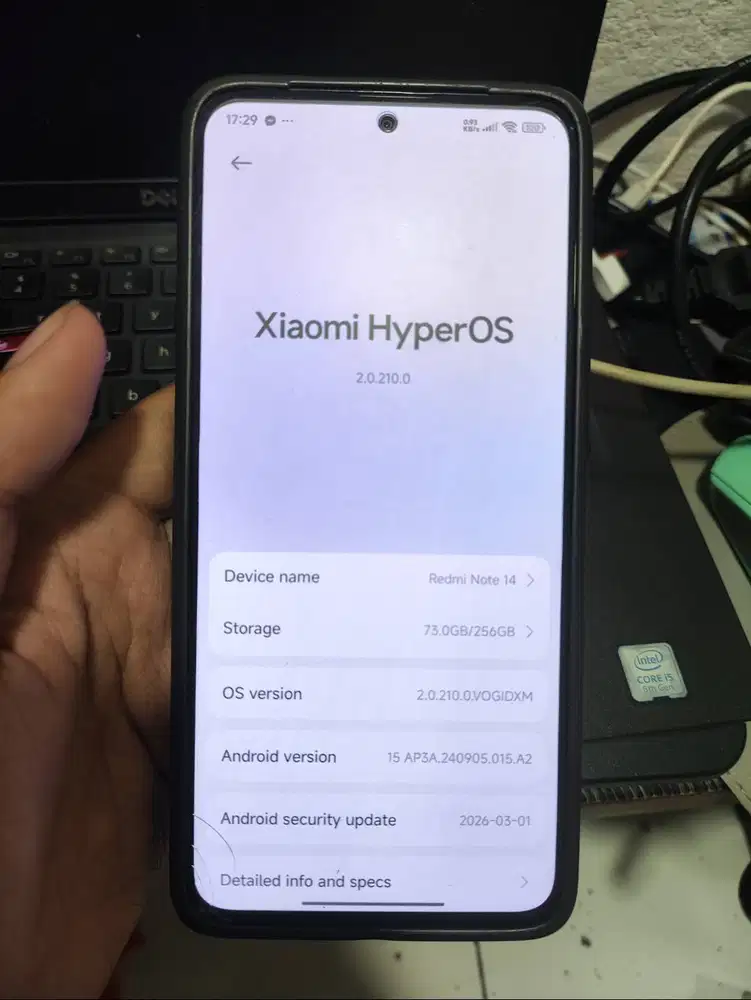REDMI NOTE 14 8/256 FULLSET GARANSI