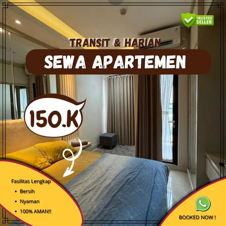 Sewa apartemen Transpark Juanda Bekasi Harian/Transit Termurah