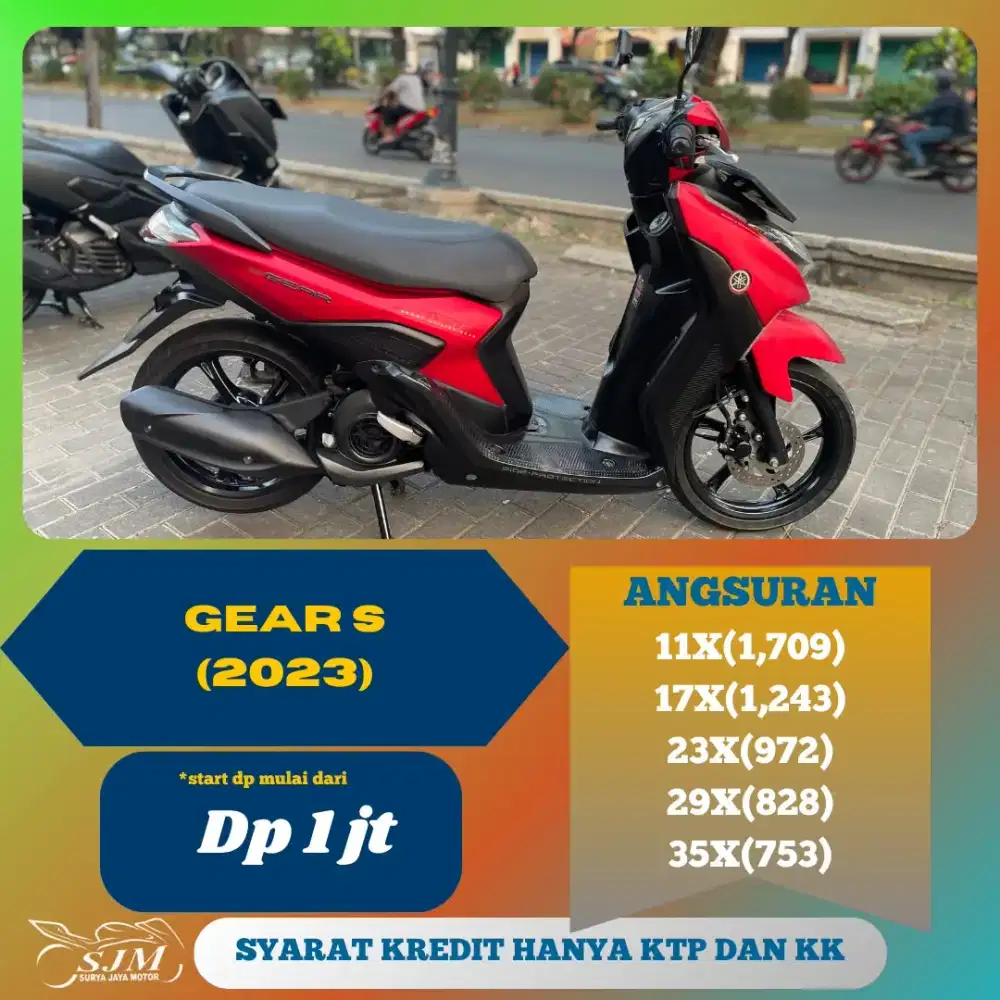 YAMAHA GEAR S 2023 CASH & KREDIT