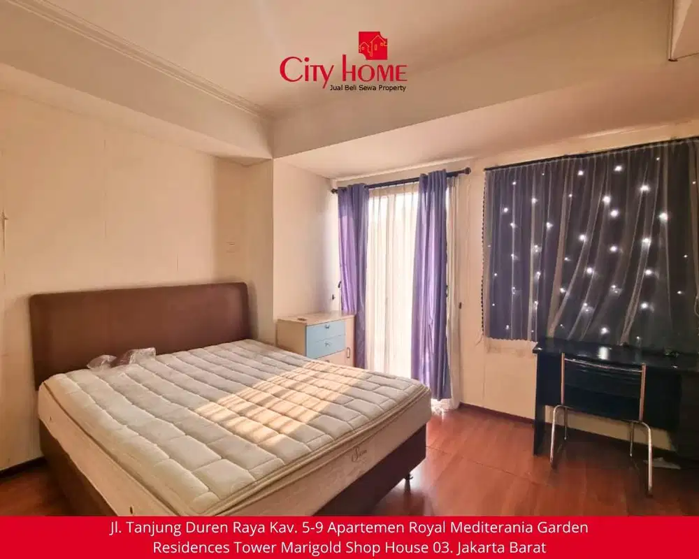 Disewakan Apartemen Studio di Royal Mediterania Garden Residence