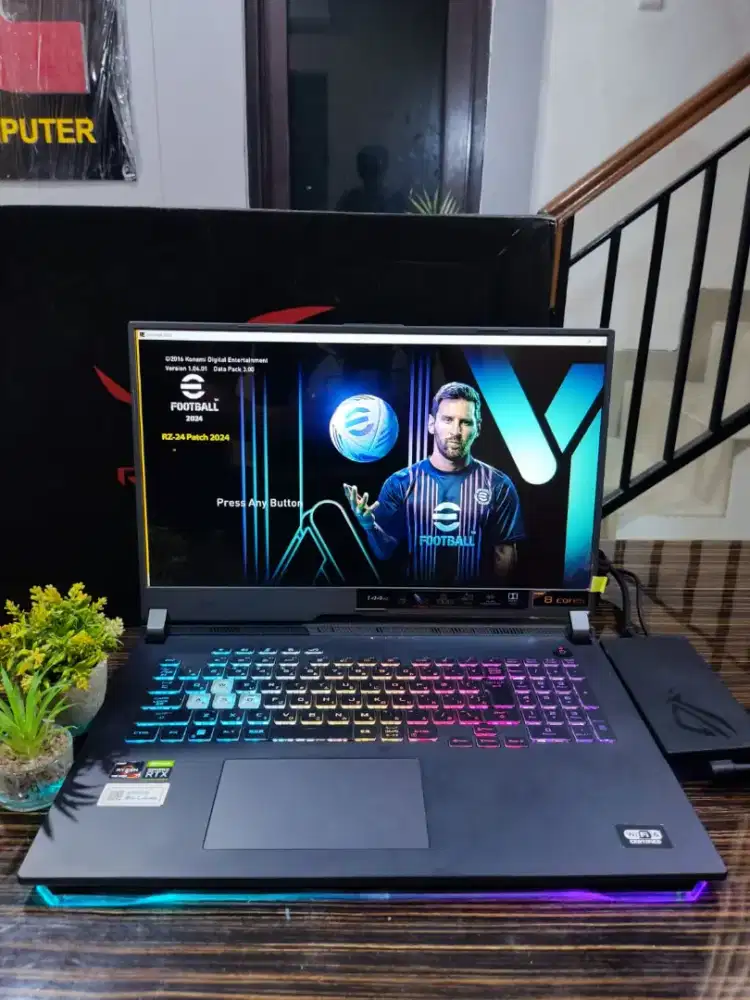 Laptop Gaming & Design Asus ROG 17Inch VGA Nvidia RTX Siap Rendering