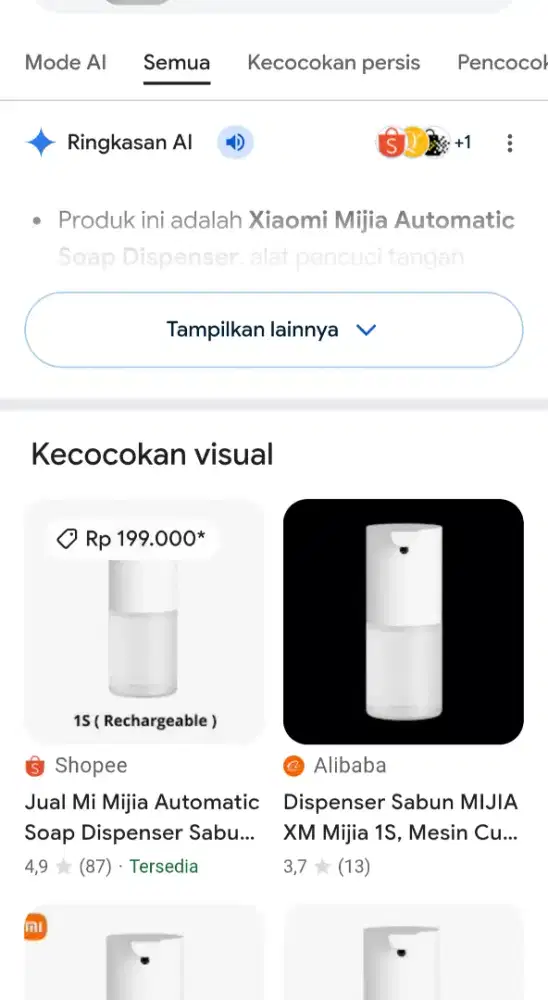Dispenser sabun automatic