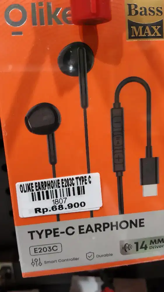OLIKE EARPHONE E 203C TYPE C