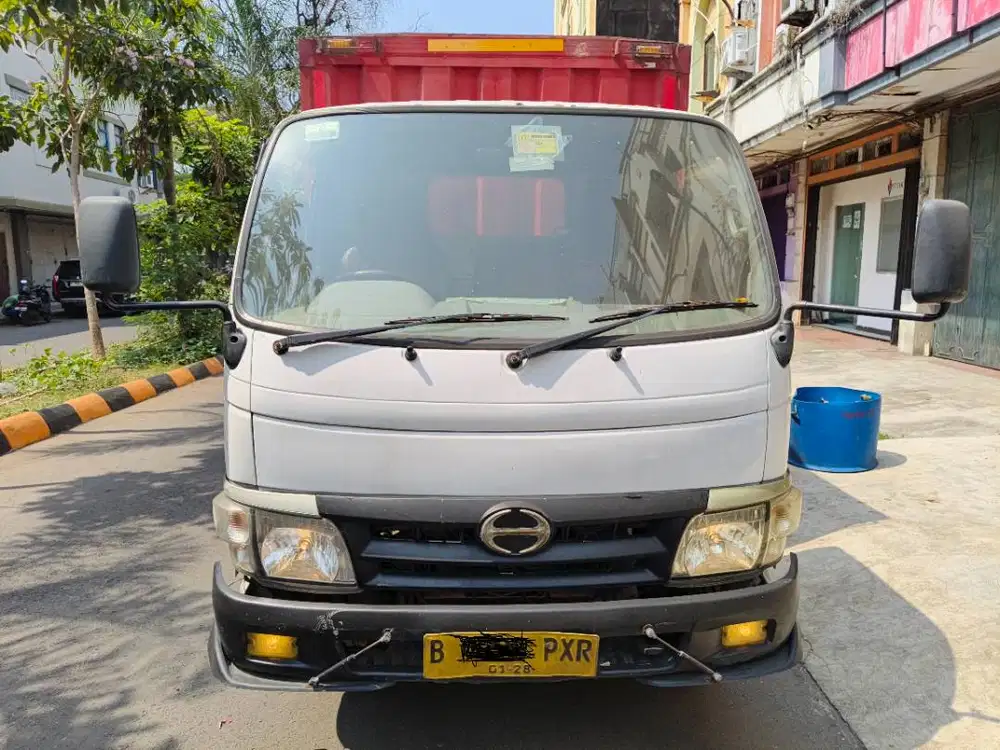 dijual hino engkel long 2014 plat kuning bebas ganjil genap ss lengkap