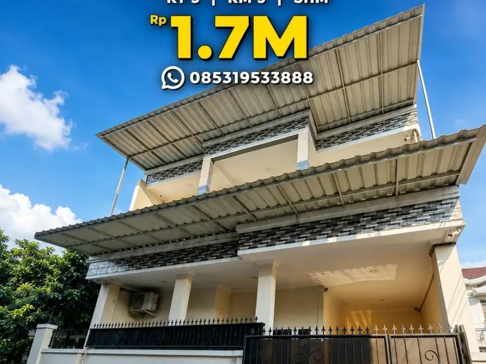 Wilson Dijual cepat rumah 2 lantai uk 9x10 poris indah