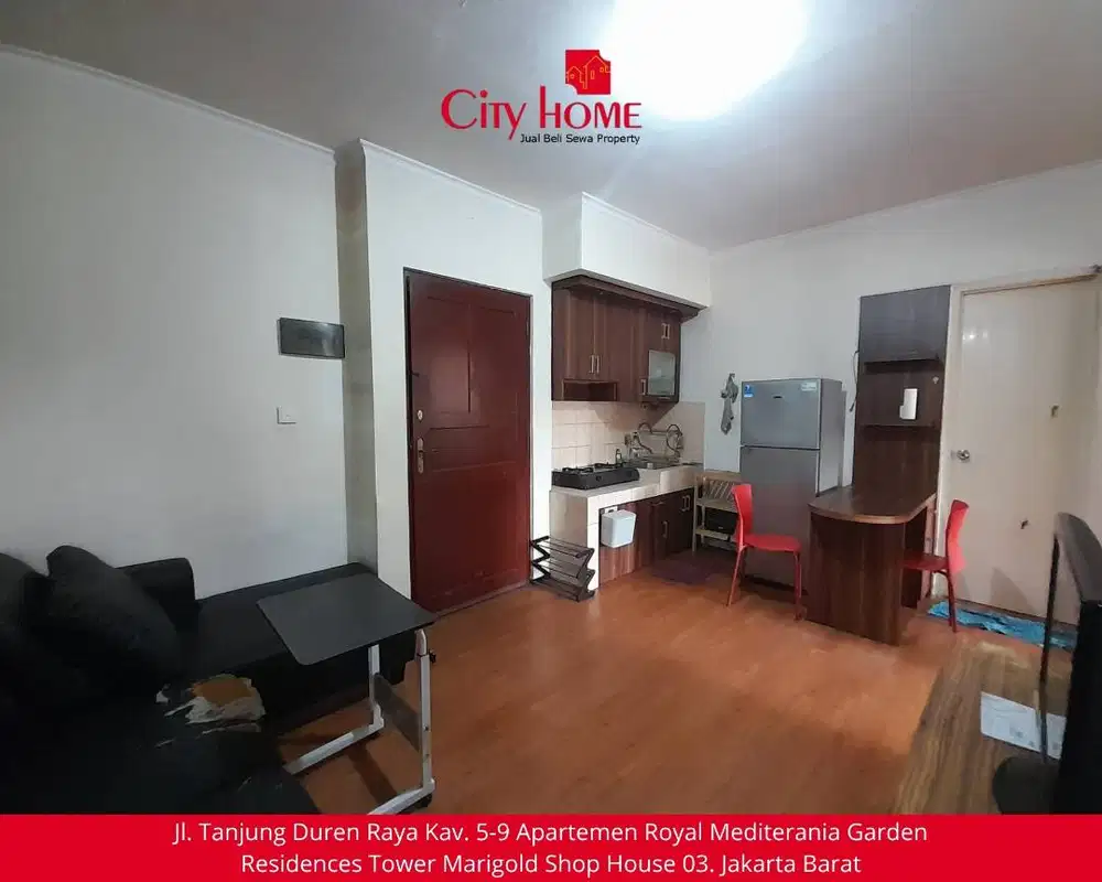 HARGA MURAH! Sewa Apartemen 2BR Furnished di Mediterania Garden 1