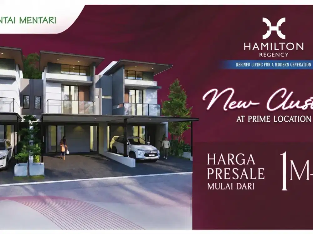 JUAL RUMAH PANTAI MENTARI LINGKUNGAN ASRI DAN HIJAU KENJERAN SURABAYA