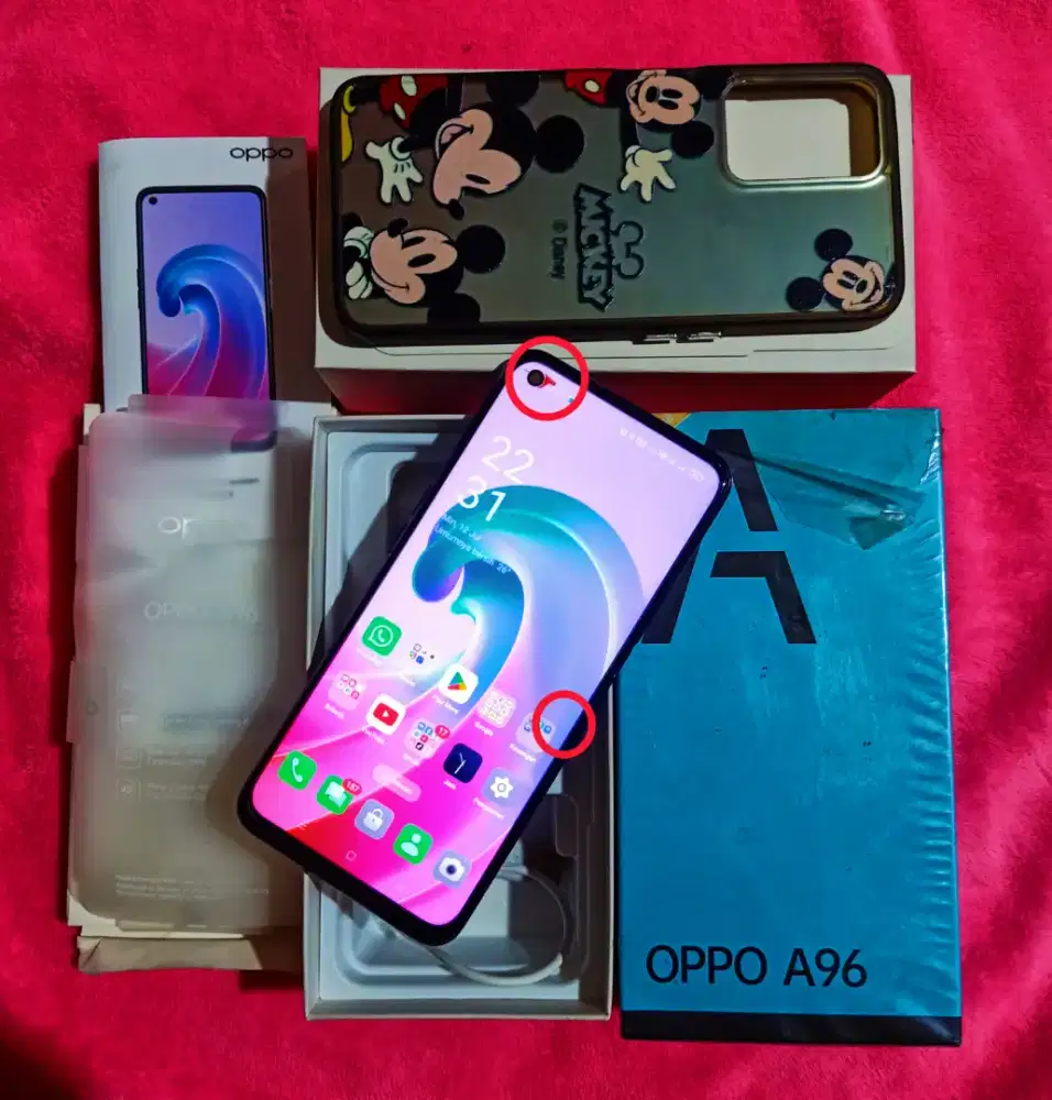 Oppo A96 Ram 8+8/256Gb Fullset ORI Baca Deskripsi