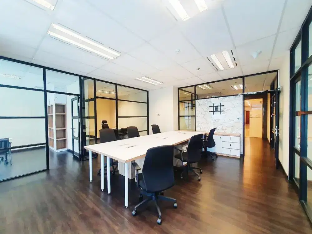 Sewa Kantor 149 m2 Furnish Siap Huni di Gandaria 8 Office Tower