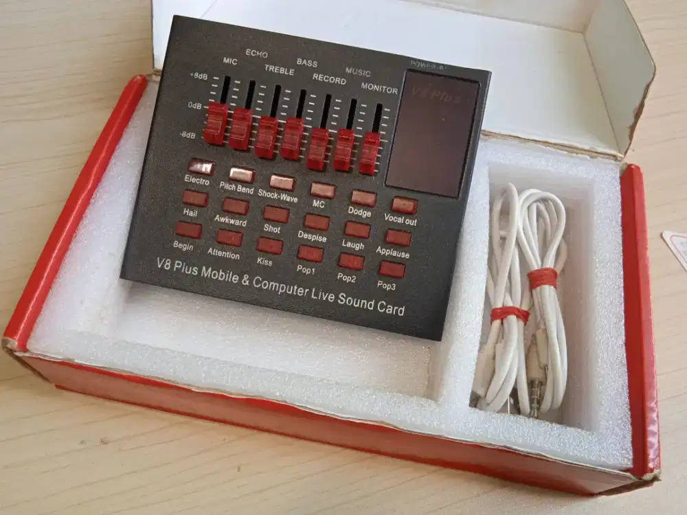 Soundcard v8 plus fulset