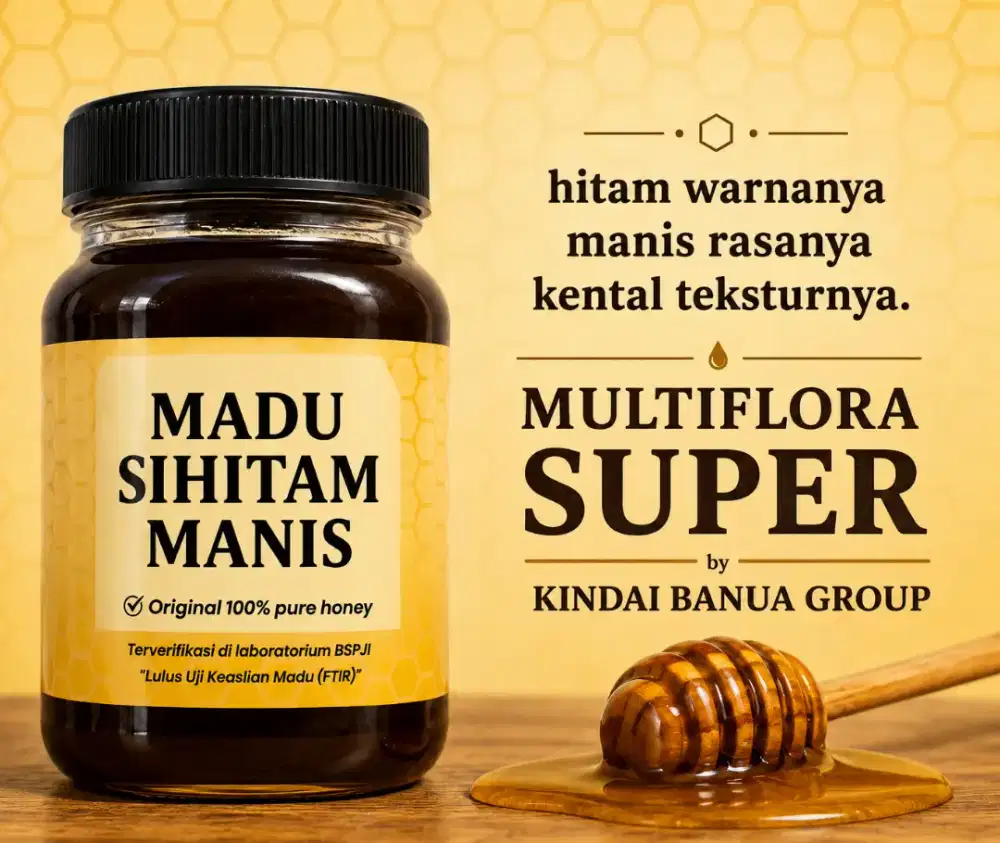 Madu asli sihitam manis