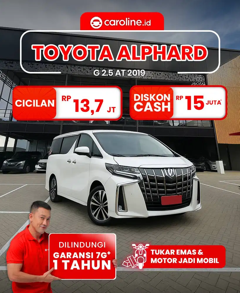 Toyota Alphard G 2.5 Matic 2019
