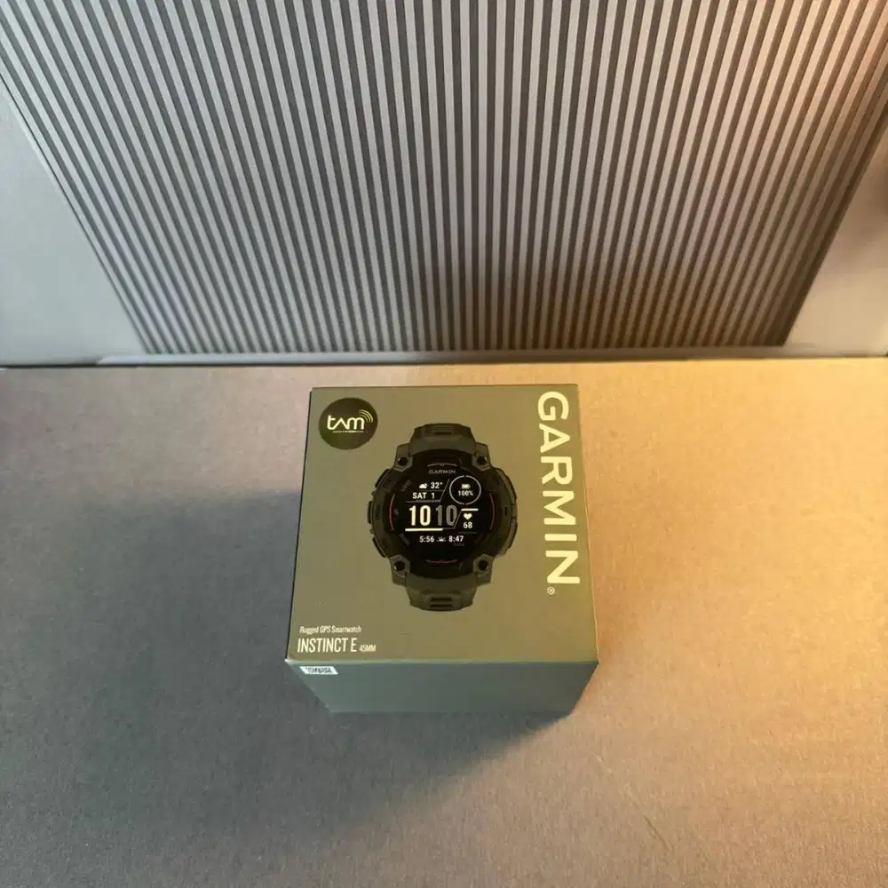 Garmin Watch Instinct-E 45mm Resmi Ibox Black