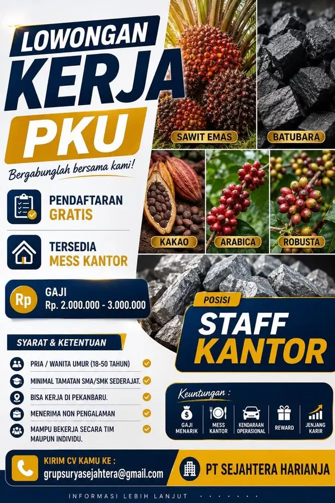 Loker Kantoran Pekanbaru