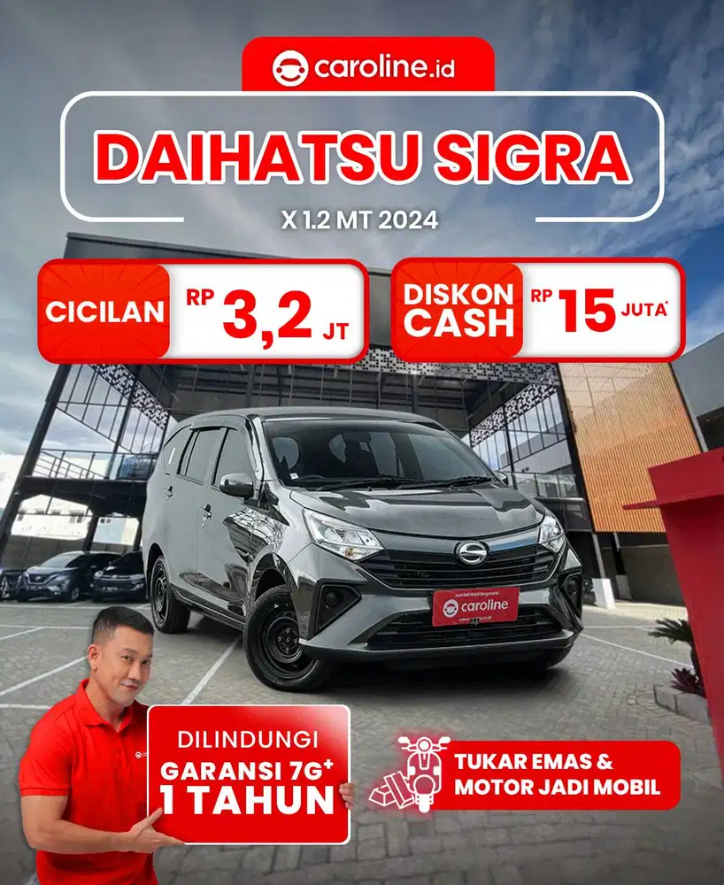 Daihatsu Sigra X 1.2 Manual 2024