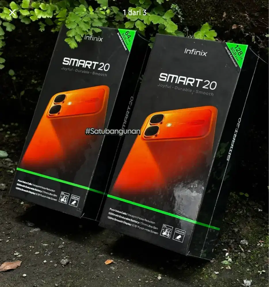 INFINIX SMART 20 4/64 GB MURAH MULUS GARANSO RESMI 12 BULAN